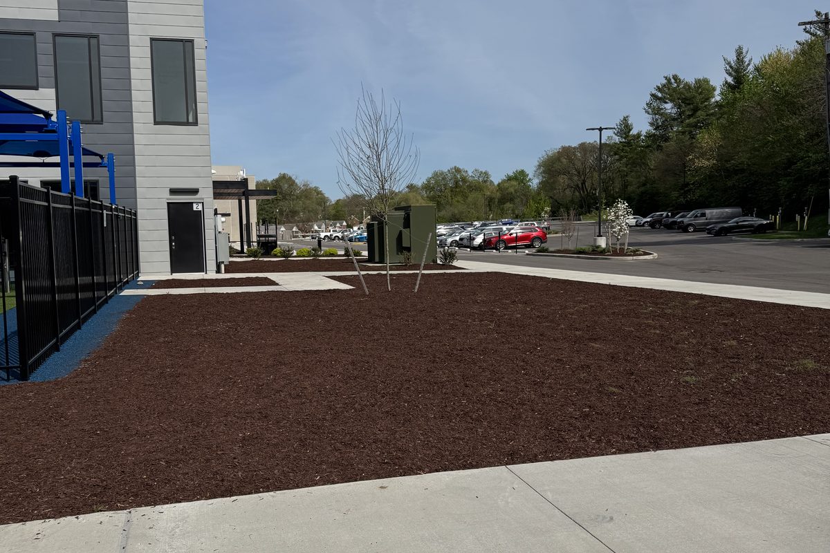 Landscape enhancement at a Cincinnati commercial property
