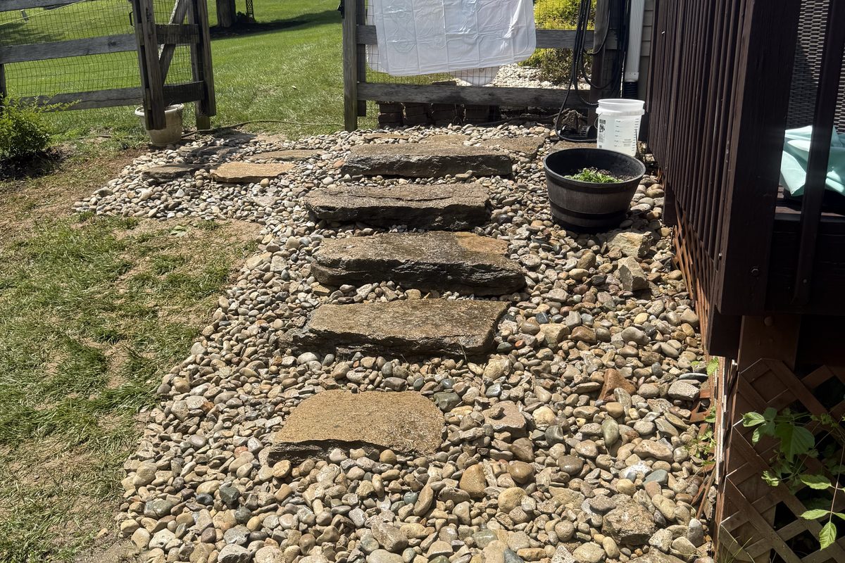 Limestone gravel and decorative stone at the Priority yard on Gracely Drive