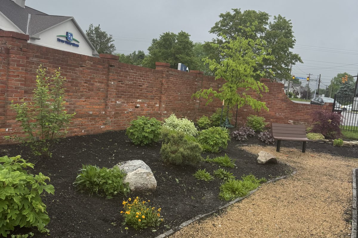 Spring yard cleanup on a west side Cincinnati property